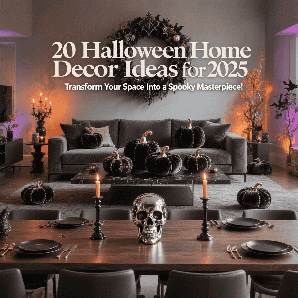 20 Halloween Home Decor Ideas for 2025 cover
